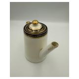 Antique Cobalt & Gold Chocolate Pot