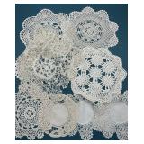 Lace Doilies & Runner Lot (7 Pcs)