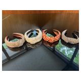 Yetasi Knotted Headbands Set of 4 Plaid