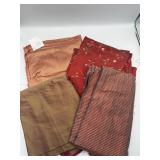 Dupioni Silk Luxury Fabric Lot 4 Pcs (13+ Yds)