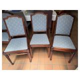 Mahogany Dining Chairs Set of 4