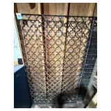 Antique Wrought Iron Panel Set of 3