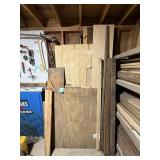 Reclaimed Plywood & Lumber Floor Lot