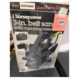 Craftsman 1 HP 3x21 Belt Sander w/ Case
