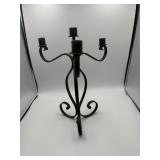 Wrought Iron Scrollwork 4 Light Candelabra