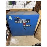 Blue Corrosives Safety Storage Cabinet