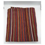 Persian Jajim Handwoven Striped Cloth, 56'x68'