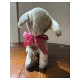 Vintage Stuffed Standing Lamb Toy