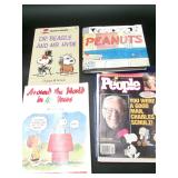 Peanuts Books & People Magazine Schulz Tribute Lot