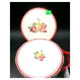 Four 8' Dessert Plates in Gift Box