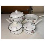 Villeroy Boch Petite Fleur Enamel Cookware Set