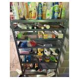 Grey Metal 7 Tier Adjustable Utility Storage Shelf