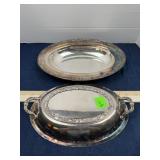 Wm. Rogers & Son Victorian Rose Silver Plate Cover