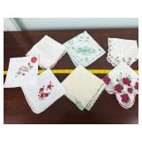 Vintage Christmas Handkerchief Lot