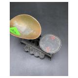 Vintage Miniature Cast Iron Hand Painted Toy Balan