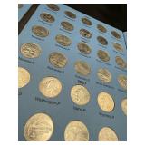 Filled Whitman Fifty State Quarter Deluxe Folder 1