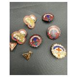 Vintage Church Sunday School Enamel Attendance Pin