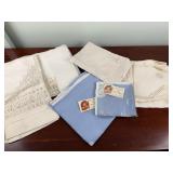 Vintage Madeira Lace Embroidery Linen Lot