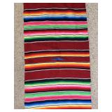 Mexican Serape Woven Table Runner
