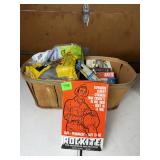 Rockite Cement Steel Wool Hardware Basket Lot