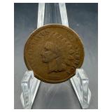 1874 US Indian Head Cent Penny Key Date Coin
