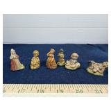 Wade Whimsies Nursery Rhyme Porcelain Figurines Lo