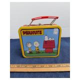 Peanuts Snoopy Miniature Metal Lunchbox Tin