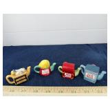 Wade Red Rose Tea Miniature Teapots