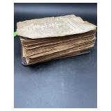 Antique 19th Century German Leatherbound Lutheran