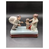 Vintage Norman Rockwell Babys First Step Music Box