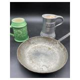Vintage Bicentennial Pewter Mug & Primitive Copper