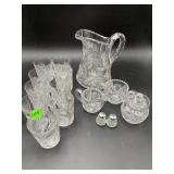 Antique American Brilliant Period Cut Glass Water
