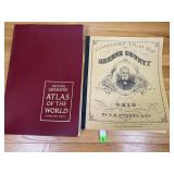 Vintage National Geographic Atlas & 1874 Greene Co