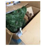 Faux Pine Garland Natural Pinecone Christmas Lot