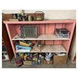 Painted Wooden 3 Tier Wide Storage Shelving Unit