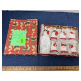 Japan Ceramic Choir Bell Ornament Box Set 7pc