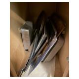 Assorted Aluminum & Steel Baking Pan Cabinet Lot