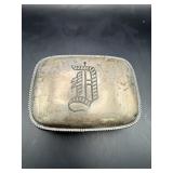 Sterling Silver Monogram D Pocket Cigarette Case 1