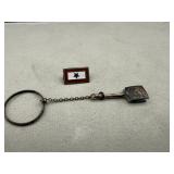 Ostby Barton Sterling Service Pin & Antique Clip 2