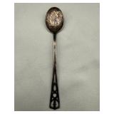 Webster Co Sterling Silver Pierced Handle Spoon 14
