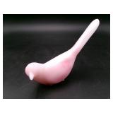 Vintage Fenton Rosalene Slag Glass Bird of Happine