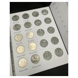 Filled HE Harris State Quarters Album Vol 1 1999-2