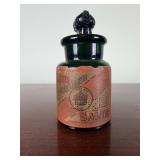 Crown Perfumery Co. Green Glass Smelling Salts Bot