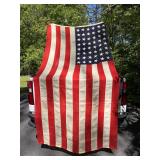 48 Star Sewn Applique Large 5.5x9.5 US Flag