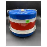 Vintage J.L. Clark Patriotic Triple Decker Picnic