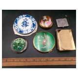 Vintage Rhinestone & Enamel Powder Compacts Lot