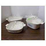Corning Ware Blue Cornflower Casserole Dishes