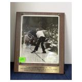 Bob Knight Throwing Chair 1985 IU Photo Plaque