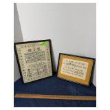 Friendship Sampler Retro Golfing Needlework