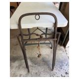 Antique Wrought Iron Double Harpoon Hay Fork